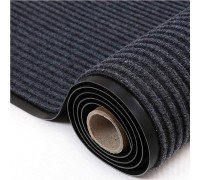 Коврик придверный ПОЛОСА черный 9 размеров