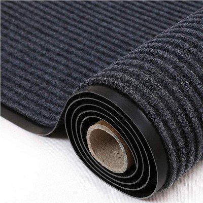 Коврик придверный ПОЛОСА черный 9 размеров