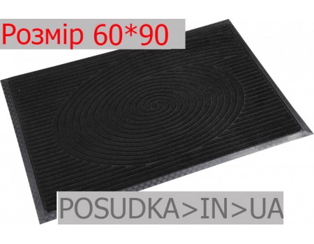 Придверный коврик с рисунком 60*90 см Рамка черный