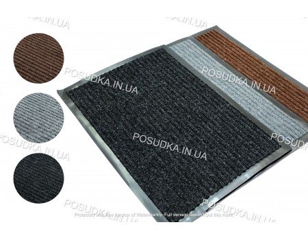 Коврик придверный с ворсом 40*60 см Полоса 