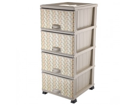 Комод для вещей  Elif Plastik Геометрия 298-22