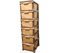 Комод пластиковый 6 ящиков Elif Plastik Classic 300-1-6