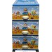 Комод пластик в детскую на 3 ящика Море для мальчика Elif Plastik 298-40-3