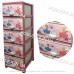 Комод пластиковый Принцессы на 5 ярусов Elif Plastik 298-30-5