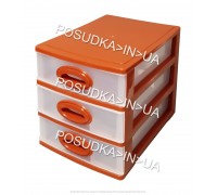 Мини-комод на 3 ящика Консенсус бежевый	