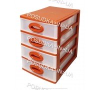 Мини-комод на 4 ящика Консенсус бежевый	