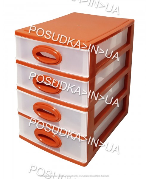 Мини-комод на 4 ящика Консенсус бежевый	