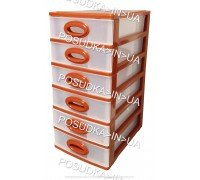 Мини-комод на 6 ящиков Консенсус бежевый	