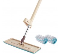 Швабра полотер лентяйка  с отжимом LUX Magic