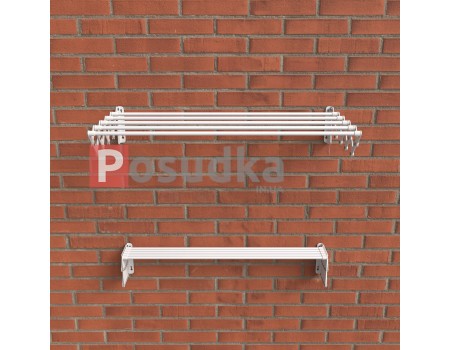 Сушарка настінна розсувна для білизни Milton 70 см