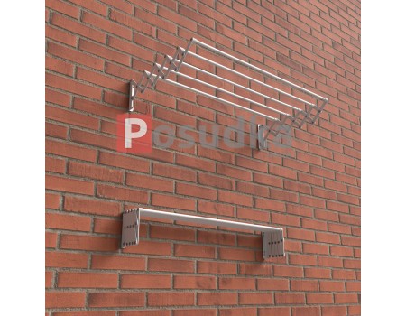 Сушилка гармошка для белья на балкон Milton 110 см