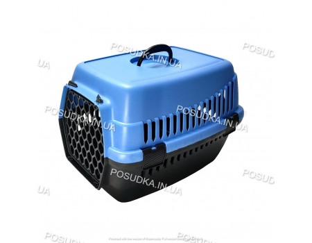 Контейнер для перевезення котів собак Senyayla синій