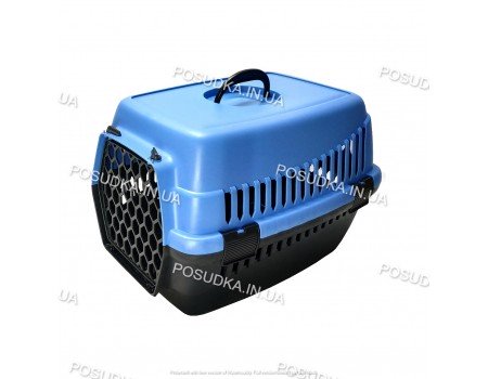 Контейнер для перевезення котів собак Senyayla синій