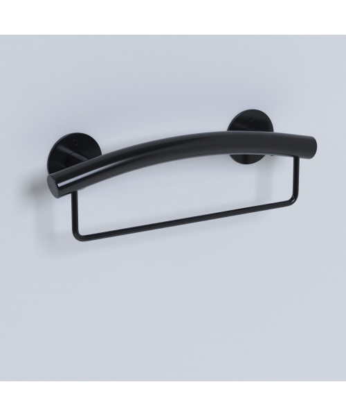 Поручень для ванної ArcHI Moon Shelf 65 см чорний колір