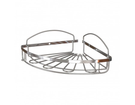 Полка в ванную нержавейка 1 ярусная Flower Mabello