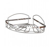 Полка в ванную НЕРЖАВЕЙКА 1 ярусная 20*20 см Flower Mabello