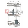 Полки для ванной комнаты НЕРЖАВЕЙКА 3 ярусная 22*22 см Tree Mabello Полки для ванной комнаты НЕРЖАВЕЙКА 3 ярусная 22*22 см Tree Mabello