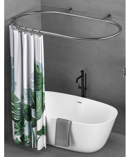 Карниз для ванной овальный 70*120 см