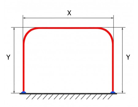 П-подібний карниз для ванної нержавіючої сталі на замовлення за вашими розмірами