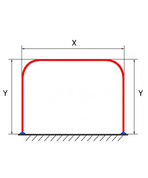 П-подібний карниз для ванної Індивідуальний розмір