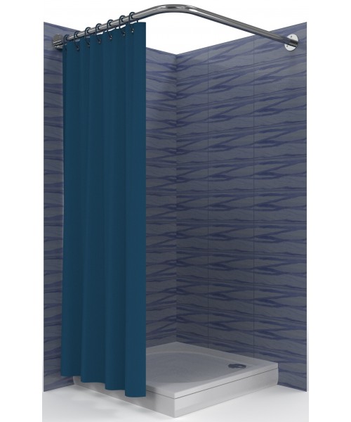 Карниз для душового піддону Г-подібний ІДИВІДУАЛЬНИЙ РОЗМІР см