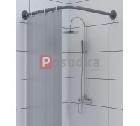 Карниз для душового піддону Г-подібний 80*80 см сірий колір