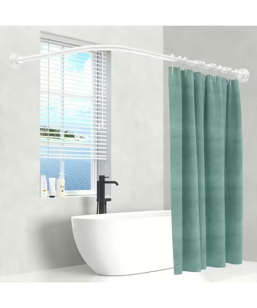 Карниз для душового піддону Г-подібний 70*100 см білий колір