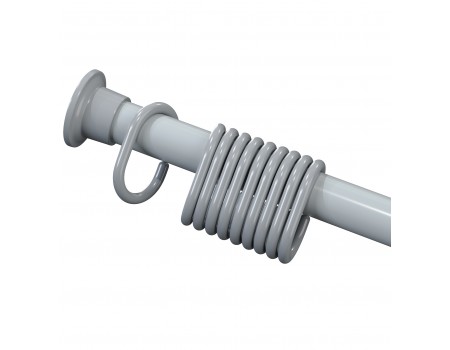 Штанга для душа телескопическая без сверления 120-220 см серый цвет