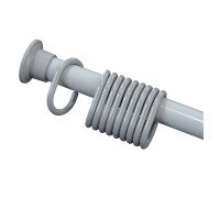 Карниз для ванной комнаты Wela 120-220 см серыйцвет