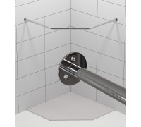 Карниз для душа ТРАПЕЦИЯ Нержавейющая сталь