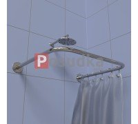 П-образный карниз для душа 100*100*100 см