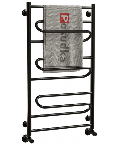 Полотенцесушитель Ш х В 40*100 водяной ZIGZAG черный цвет