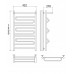 Полотенцесушители лесенка с полкой водяные с универсальное подключением ZIGZAG 40*120 нержавейка