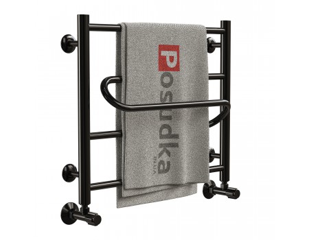 Полотенцесушители водяные нержавеющая сталь черный цвет ZIGZAG 40*50