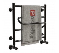 Полотенцесушитель Ш х В 40*50 водяной ZIGZAG черный цвет