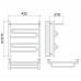 Полотенцесушители с полками водяной ZIGZAG 40*60 нержавейка