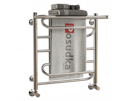 Рушникосушарка водяна з поличкою ZIGZAG 40*60 нержавіюча сталь