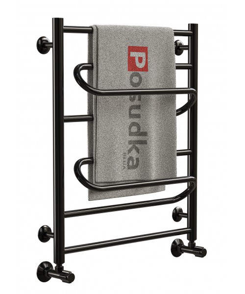 Рушникосушарка Ш х В 40*70 водяна ZIGZAG чорний колір