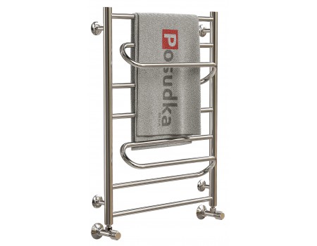 Полотенцесушители из нержавеющей стали водяной с нижним подключением ZIGZAG 40*80