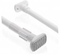 Карниз для ванной УСИЛЕННЫЙ Prima 70-120 см БЕЛЫЙ