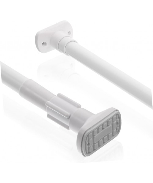 Карниз для ванной УСИЛЕННЫЙ Prima 110-200 см БЕЛЫЙ