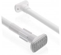 Карниз для ванной УСИЛЕННЫЙ Prima 70-120 см БЕЛЫЙ