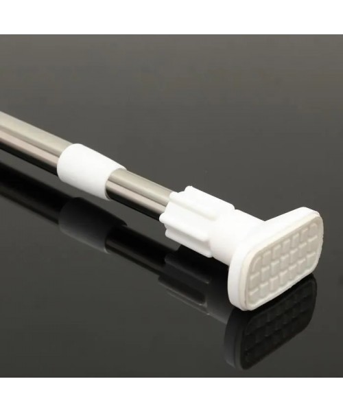 Карниз для ванной усиленный Prima 120-200 см ХРОМ