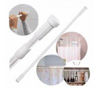 Карниз для ванной без сверления Prima 120-200 см Белый