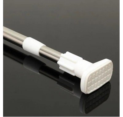 Карниз для ванной УСИЛЕННЫЙ Prima 160-300 см ХРОМ