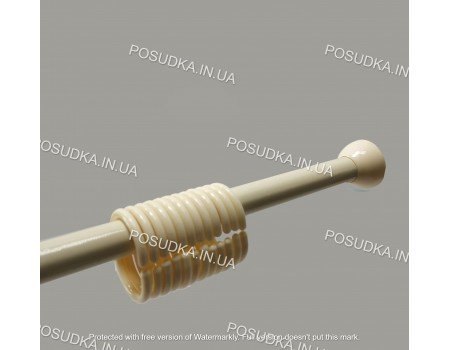 Карниз для ванної телескопічний 115-220 см металевий Dogus БЕЖОВИЙ