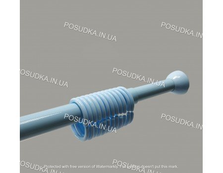 Карниз для ванної телескопічний 115-220 см металевий Dogus БЛАКИТНИЙ