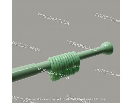 Карниз для ванной телескопический 115-220 см металлический Dogus САЛАТОВЫЙ