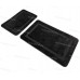 Набор ковриков черный в ванную двойной Vonaldi 50*80 40*50 Турция