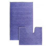 КОМПЛЕКТ ковриков для ванной ОДНОТОННЫЕ MAXIMUS UNIMAX D.LILAC 60*100 50*60 см